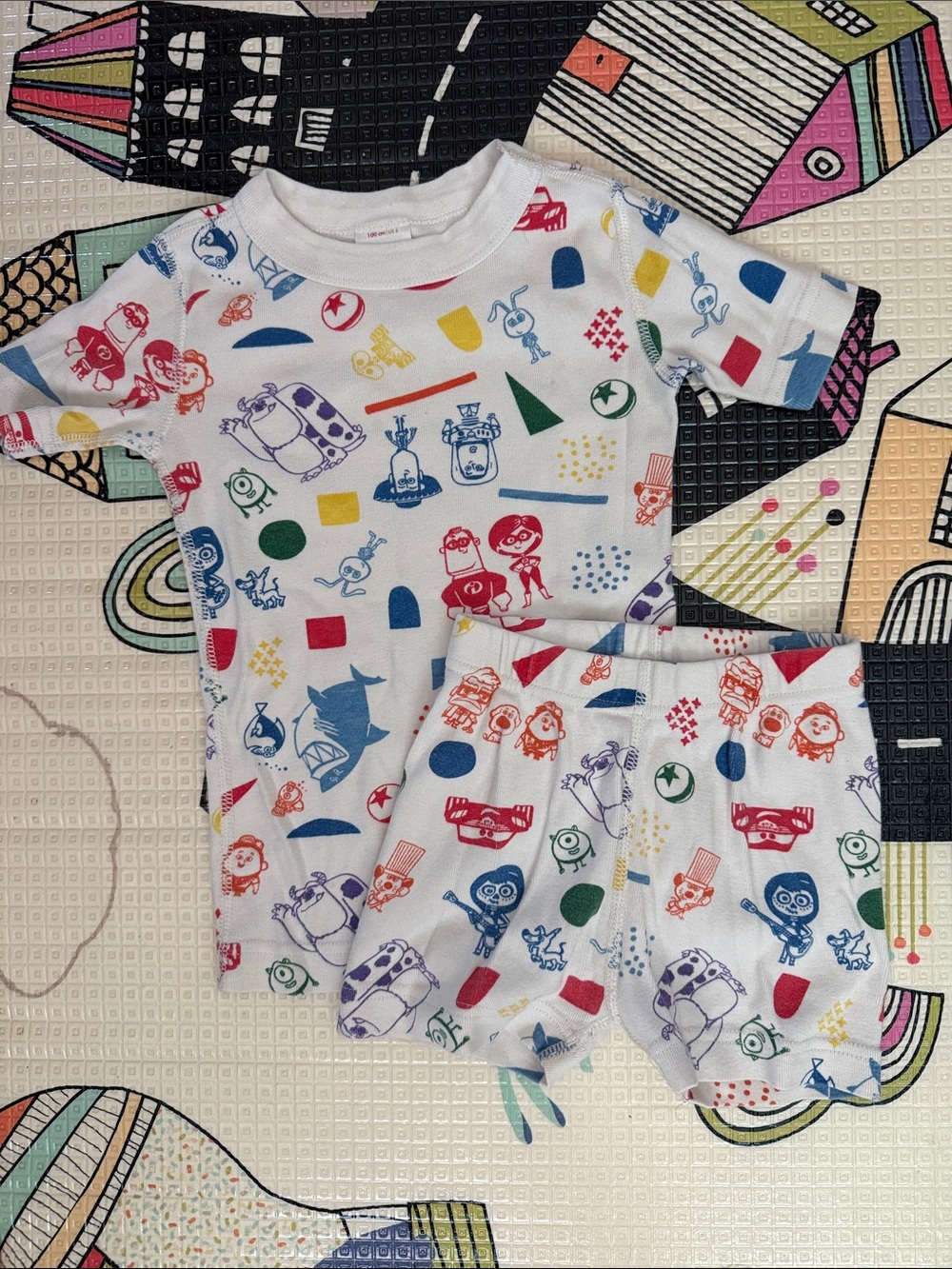 Hanna Andersson Disney Pixar Kids Character Pajama Set Size 4
